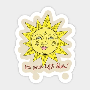 Let Your Light Shine Sticker